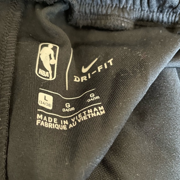 NBA Authentic Air Jordan Nike Dri Fit Black Shorts Large - Picture 6 of 6